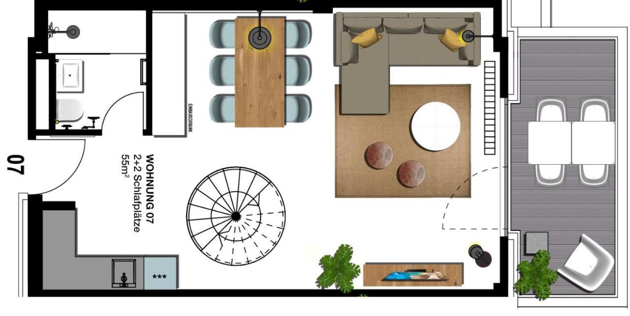 Seebruecke Heringsdorf - Appartement Mit 1 Schlafzimmer Und Balkon S7 Eksteriør billede